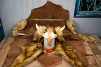 Bucking Barbarian - Viking Costume for Mini Horse with Horned Helmet and Barbarian Cape