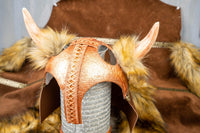 Bucking Barbarian - Viking Costume for Mini Horse with Horned Helmet and Barbarian Cape