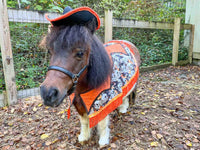 Skull Lovin'Scoundrel - Fancy Halloween Cowboy Set with Hat, Fringed Shawl and Tail Fascinator