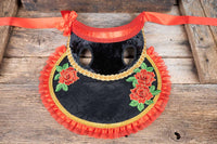 Victorian Midnight Rose - Valentine Costume with Bonnet, Cape and Tail Fascinator for Mini Horse