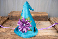 Turquoise Twilight - Gnome Hat for Miniature Horse