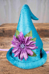Turquoise Twilight - Gnome Hat for Miniature Horse
