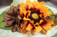 Sunshine and Sage - Derby Hat and Tail Fascinator for Mini Horse