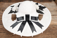Checkerboard Charm - Derby Hat and Tail Fascinator for Mini Horse