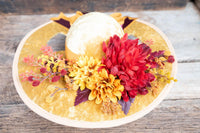 Radiant Harvest - Derby Hat and Tail Fascinator for Mini Horse
