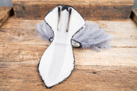 Me and My Shadow - Feathered Mini Headdress and Tail Fascinator for Mini Horse