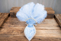 Periwinkle Twinkle - Feathered Mini Headdress and Tail Fascinator for Mini Horse