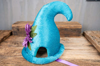 Turquoise Twilight - Gnome Hat for Miniature Horse