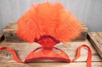 Fabulous Firecracker - Feathered Mini Headdress and Tail Fascinator for Mini Horse