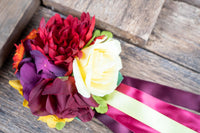 Sunset Suite - Set of Four Easy Clip Flower Fascinators