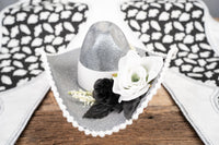 Phantom Wrangler - Fancy Halloween Cowboy Set with Hat, Fringed Shawl and Tail Fascinator
