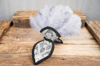 Me and My Shadow - Feathered Mini Headdress and Tail Fascinator for Mini Horse