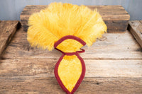 Gold and Garnets- Feathered Mini Headdress and Tail Fascinator for Mini Horse