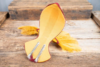 Gold and Garnets- Feathered Mini Headdress and Tail Fascinator for Mini Horse