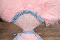 Pastel Perfection - Feathered Mini Headdress and Tail Fascinator for Mini Horse