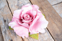 Rose Blush - Set of Four Easy Clip Flower Fascinators