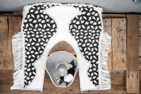 Phantom Wrangler - Fancy Halloween Cowboy Set with Hat, Fringed Shawl and Tail Fascinator
