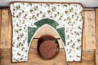 Pinecone Cabaret - Costume with Top Hat and Emerald Tuxedo Vest for Mini Horse