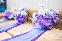 Wild Flower Power - Set of Four Easy Clip Flower Fascinators