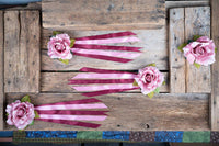 Rose Blush - Set of Four Easy Clip Flower Fascinators