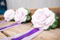 Whisper of a Rose - Set of Four Easy Clip Flower Fascinators