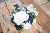 Midnight Pearls - Set of Four Easy Clip Flower Fascinators