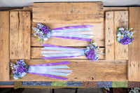 Wild Flower Power - Set of Four Easy Clip Flower Fascinators