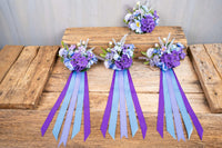 Wild Flower Power - Set of Four Easy Clip Flower Fascinators