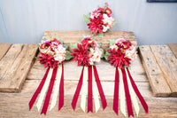 Blush Royale - Set of Four Easy Clip Flower Fascinators