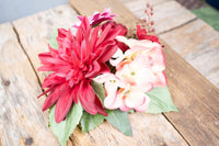 Blush Royale - Set of Four Easy Clip Flower Fascinators