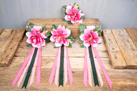 Magnolia Magic - Set of Four Easy Clip Flower Fascinators