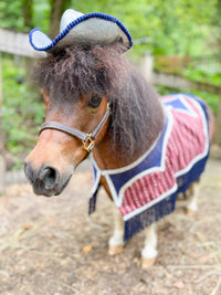 Star Spangled Stampede - Fancy Cowboy Set with Hat, Fringed Shawl and Tail Fascinator