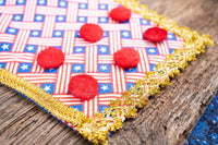Yankee Doodle Dandy - July 4th Costume with Hat and Tuxedo Vest for Mini Horse