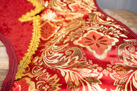 Scarlet and Gold Scoundrel - Pirate Costume for Mini Horse with Hat and Swashbuckler Jacket