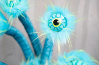 Turquoise Tempest -  Halloween Costume for Mini Horse with Multi-eyed Hat and Monstrous Body