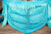 Turquoise Tempest -  Halloween Costume for Mini Horse with Multi-eyed Hat and Monstrous Body
