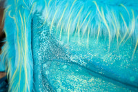 Turquoise Tempest -  Halloween Costume for Mini Horse with Multi-eyed Hat and Monstrous Body