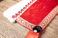 Mini Claus the Merry - Santa Hat and Velvet Embroidered Cape for Mini Horse