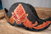 Scarlet and Gold Scoundrel - Pirate Costume for Mini Horse with Hat and Swashbuckler Jacket