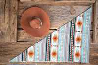Blue Canyon Drifter - Navajo Cowboy Hat and Bandana for Mini Horse