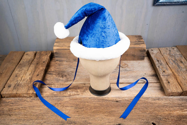 Sapphire Santa - Santa Hat - Christmas Hat for Miniature Horse