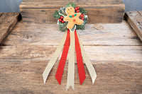 Gingerbread Jollies - Holiday Costume with Classic Bonnet, Cape and Tail Fascinator for Mini Horse
