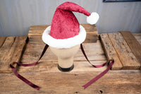 Merry in Merlot - Santa Hat - Christmas Hat for Miniature Horse