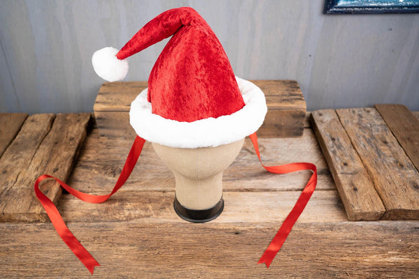 Deep Cheery Red - Santa Hat - Christmas Hat for Miniature Horse
