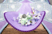 She Sells Seashells on the Seashore - Fancy Cowboy Set with Hat, Fringed Shawl and Tail Fascinator