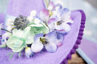 She Sells Seashells on the Seashore - Fancy Cowboy Set with Hat, Fringed Shawl and Tail Fascinator