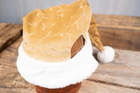 Snöprancer Santa - Santa Costume with Hat and Velvet Embroidered Cape for Mini Horse
