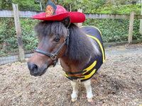 Lil’ Fire Chief - Costume for Mini Horse with Classic Fire Hat and Emergency Jacket