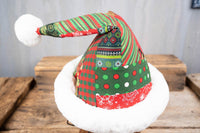 Perfect Patchwork Santa - Costume with Santa Hat and Patchwork Cape for Mini Horse