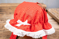Mrs Claus a' Quilting - Costume with holiday bonnet and Patchwork Cape for Mini Horse